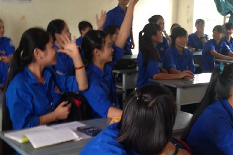 Học sinh hưởng ứng tham gia các nội dung